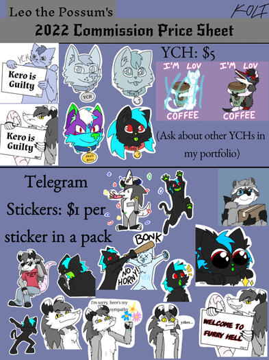 2022 commission sheet pt. 4